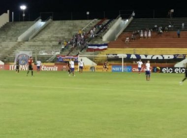  Em jogo insosso, Bahia e Globo-RN empatam sem gols em Ceará-Mirim