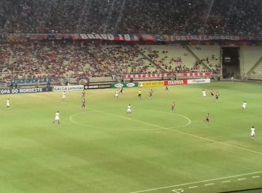 Bahia vence Fortaleza por 2 a 1 e leva vantagem para a Arena Fonte Nova