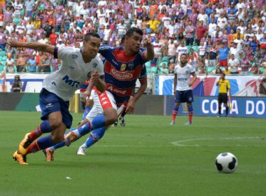 No sufoco, Bahia empata com o Fortaleza e está nas semifinais da Copa do Nordeste