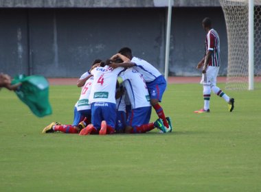 Copa do Brasil sub-20: em Pituaçu, Bahia bate Fluminense e abre vantagem nas oitavas