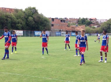 Sub-20 do Bahia encerra preparação para enfrentar o PFC-Cajazeiras