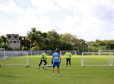 Bahia começa preparação para enfrentar o Coritiba nesta segunda-feira