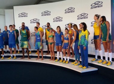 Vôlei brasileiro apresenta uniformes para a disputa dos Jogos Olímpicos