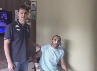 Com dificuldades físicas, Alan Ruschel grava vídeo e agradece apoio recebido; veja