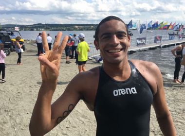 Allan do Carmo já está na China para prova da Copa do Mundo de Maratonas Aquáticas