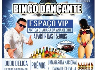 Polícia interrompe festa no Ceará com bingo que 'sorteava mulher'