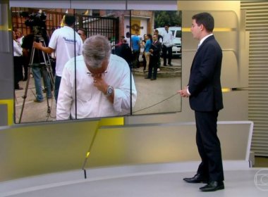 Ari Peixoto chora ao vivo no 'Jornal Hoje' ao falar de morte de colega