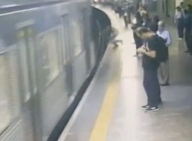 Homem empurra mulher nos trilhos do metrô em São Paulo; vítima não corre risco de morte