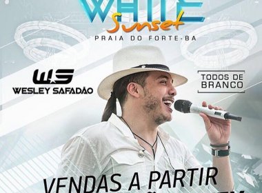 Promovida por Wesley Safadão, festa 'Garota White' inicia venda de ingressos