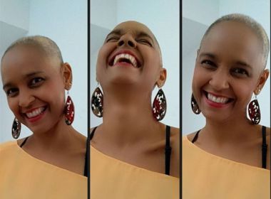 Em tratamento contra um câncer, Carla Visi raspa cabelo e compartilha visual: 'Libertador'