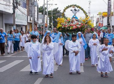 Feira: Procissão encerra 21ª Festa do Senhor dos Passos