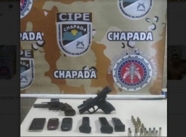 Arma da PM de São Paulo é encontrada no município de Souto Soares