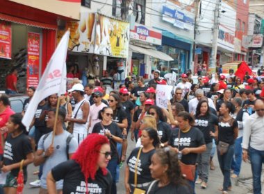 Lauro de Freitas: Protestos contra a PEC 241 bloqueiam centro e principais vias