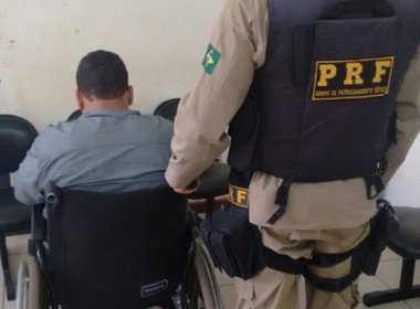 Conquista: Cadeirante foragido da Justiça é preso quando viajava na BR-116