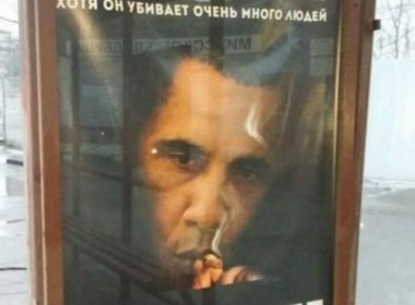 Propaganda na Rússia diz que cigarro 'mata mais que Obama'