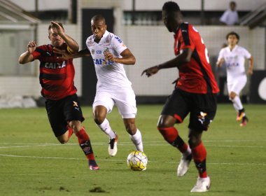 Vitória sofre revés para o Santos na Vila Belmiro por 3 a 2