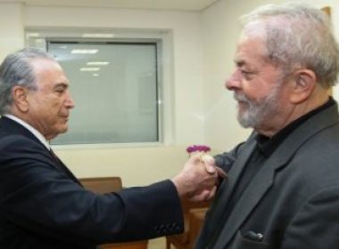 Lula se diz aberto a diálogo com Temer; presidente foi hostilizado em hospital