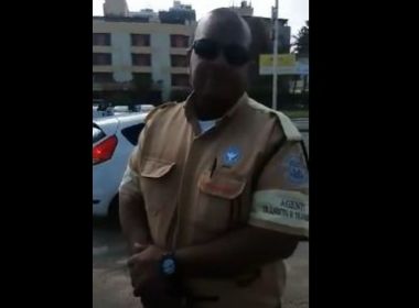 Agente da Transalvador manda cidadão 'tomar na bunda'; veja vídeo
