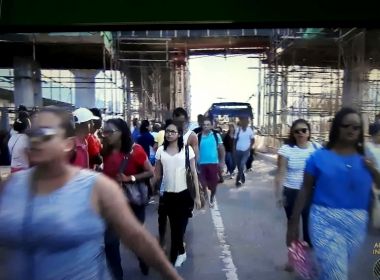 Em protesto de rodoviários, ônibus não entram nos terminais na manhã desta quarta