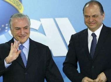 Ministro da Saúde libera meio bilhão de reais para ‘parceiros’ do governo Temer 