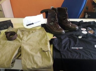 Taxista é preso com farda da PM e diz que roupa seria fantasia para 'seduzir mulheres'