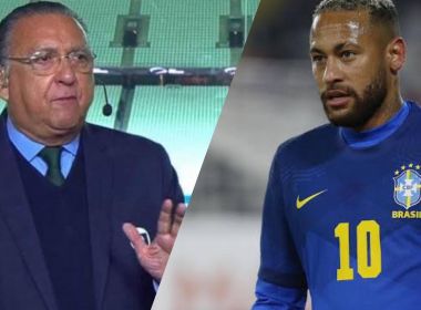 Áudio vazado de Galvão Bueno gera 'climão' com Neymar após empate do Brasil; ouça