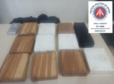 Homem é preso em flagrante com dez tabletes de cocaína em Conquista