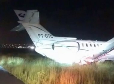 Trem de pouso de avião de Aécio quebrou ao aterrissar em Guarulhos; veja relato